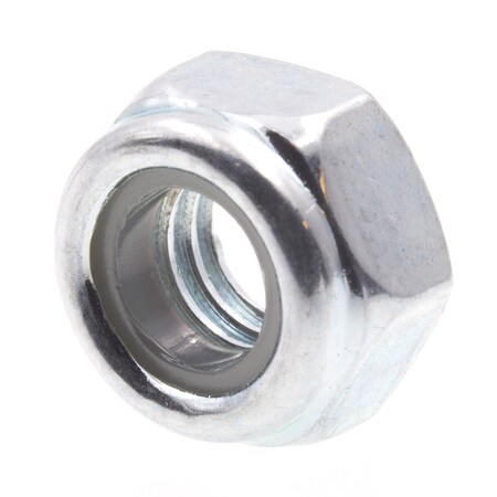Prime-Line Nylon Insert Lock Nut, M6-1.00, Steel, Class 8, Zinc Plated, 25 PK 9117607